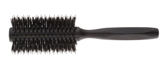 janeke Mix Bristle Round Hair Brush for Blow Drying (boar and nylon), for Blowouts, Styling, Volumizing, Curling.