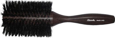 janeke Mix Bristle Round Hair Brush for Blow Drying (boar and nylon), for Blowouts, Styling, Volumizing, Curling.