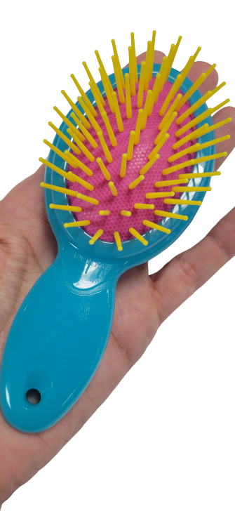 Janeke Small Pneumatic Brush with nylon bristles