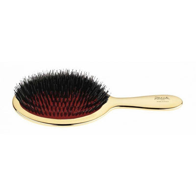 Gold hair Brush with mixed bristles